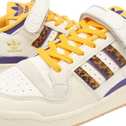 Adidas Men's Forum 84 Low Sneakers in White/Collegiate Gold