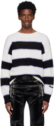 99%IS- White & Black 'N' Sweater