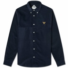 Barbour Men's Beacon Balfour Cord Shirt in Navy