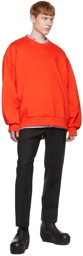 Juun.J Red Cotton Sweatshirt