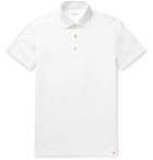 Kiton - Cotton-Jersey Polo Shirt - White