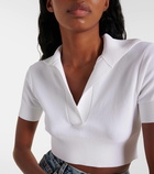 Alaïa Cropped polo shirt