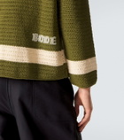 Bode Marsh crochet cotton shirt