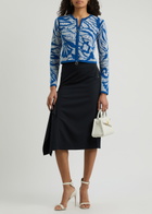 High Interesting Cotton-blend Cardigan Blue
