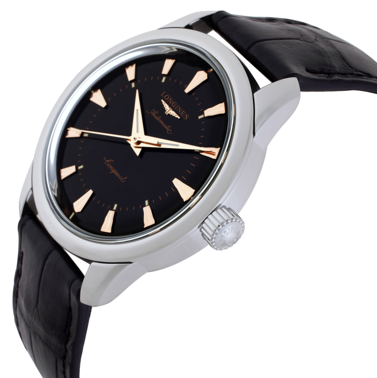 Longines Conquest Heritage Automatic Black Dial Watch L16494520