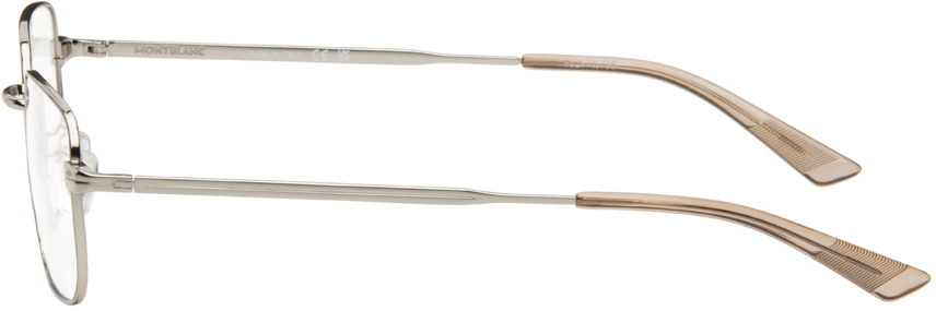 Montblanc Silver Rectangle Glasses Montblanc