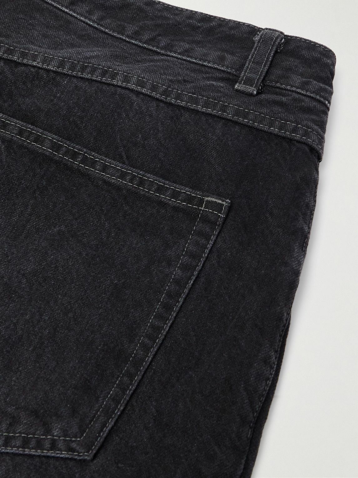 パンツ Needles H.D. All-In-One - Black Needles - H.D. Buggy Wide-Leg Drawstring Jeans - Black Needles