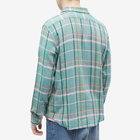 Corridor Men's Acid Plaid Shirt in Fern Meadow