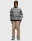 Goldwin Dope Dyed Ripple Nylon Down Jacket Grey Mens Down & Puffer Jacket