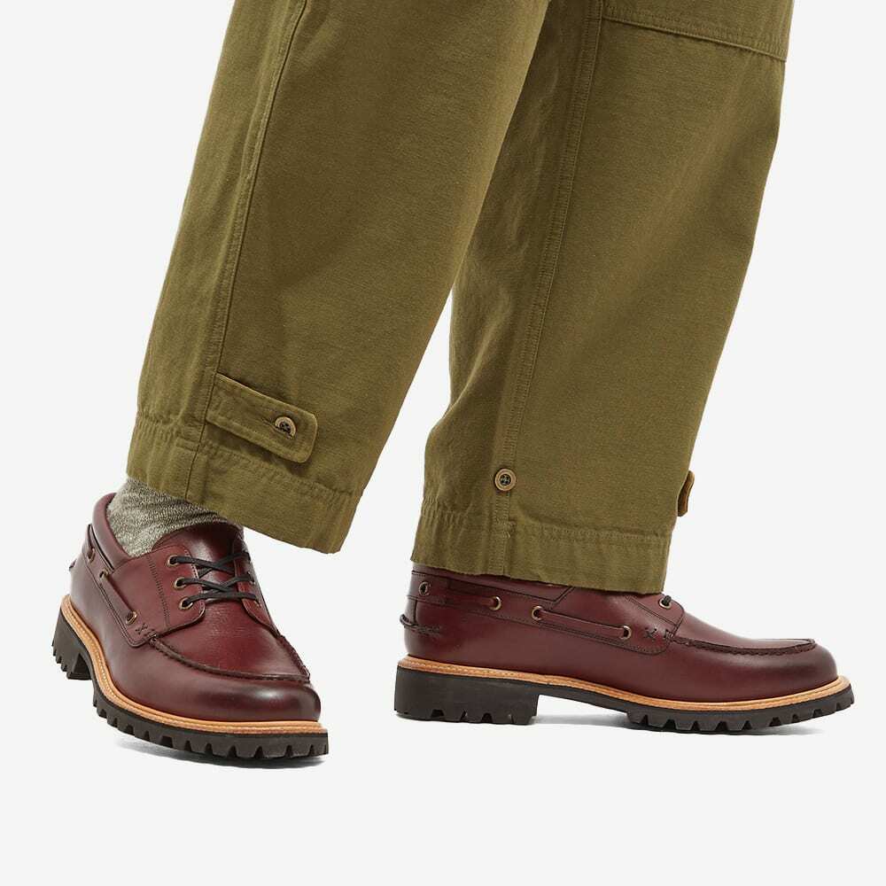 EasyMoc Men's Rockland 3-Eye Shoe in Burgundy Aniline