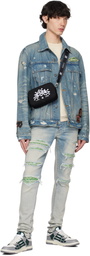 AMIRI Black Bones Stacked Camera Case Bag