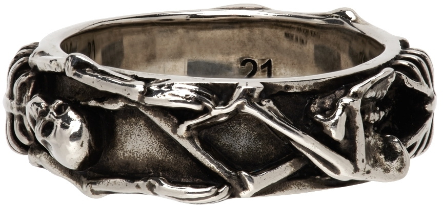 Alexander mcqueen deals dancing skeleton ring