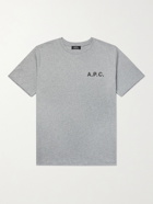 A.P.C. - Logo-Print Cotton-Jersey T-Shirt - White