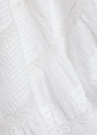 Loveshackfancy Calyx Pintuck Cotton Maxi Dress White