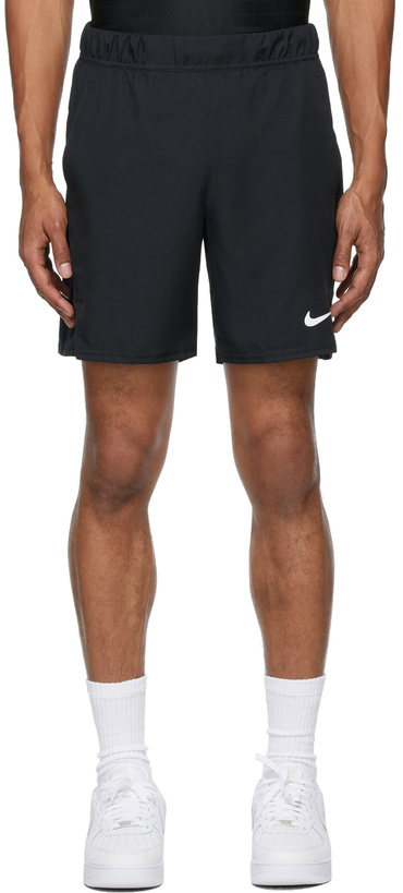 Photo: Nike Black Dri-FIT NikeCourt Victory Shorts