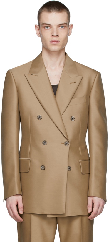 Photo: TOM FORD Brown Cooper Blazer