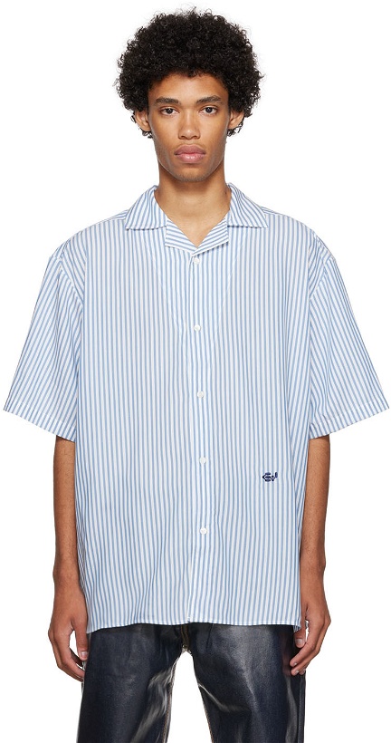 Photo: Eytys SSENSE Exclusive Blue & White Alonzo Shirt