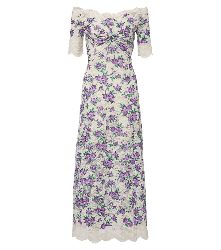 Photo: Rabanne Floral lace maxi dress