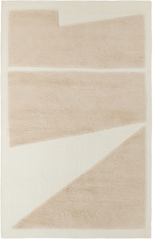 Photo: Nordic Knots White & Off-White Untitled 2 Rug