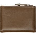 Vivienne Westwood Brown Slim Flap Card Holder