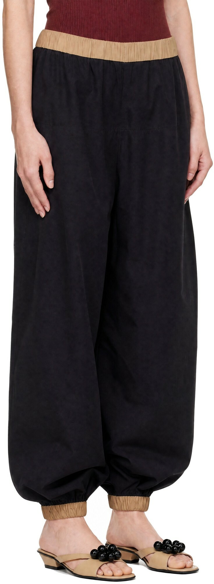 Baserange Black Moy Lounge Pants