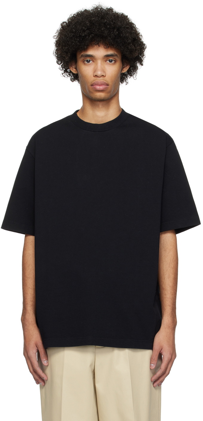 Róhe Black Oversized T-Shirt Róhe