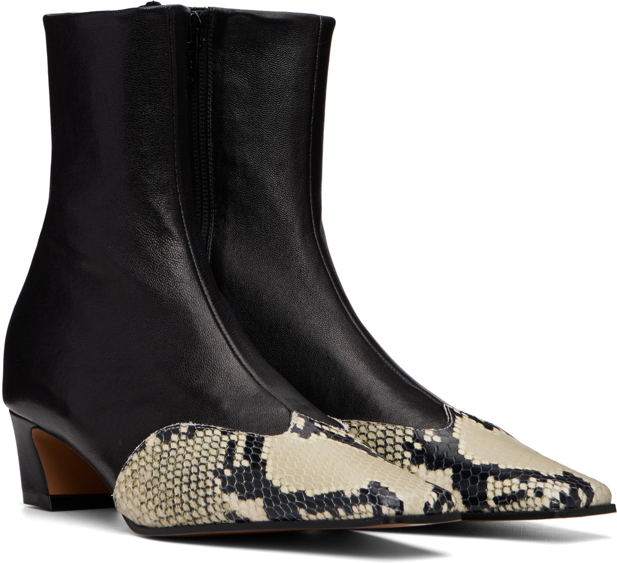 KHAITE Black Nevada Stretch Low Boots