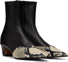 KHAITE Black Nevada Stretch Low Boots
