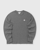 Calvin Klein Jeans LS WAFFLE BADGE CREWNK TEE Grey Mens Longsleefe