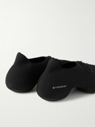 Givenchy - TK-360 Logo-Print Stretch-Knit Sneakers - Black
