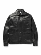 Bottega Veneta - Leather Overshirt - Black