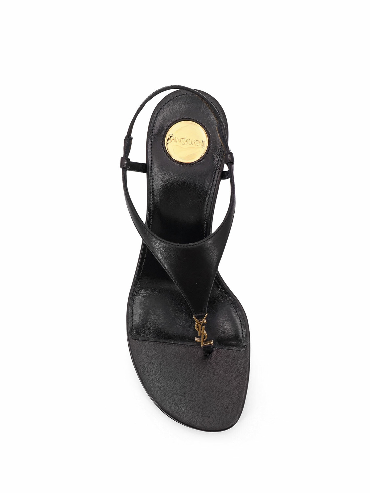 サンダル・ミュール Saint Laurent Bridget 40 Rive Gauche Leather Sandals Saint Laurent Bridget 40 Rive Gauche Leather Sandals