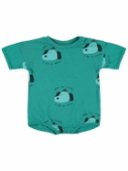 THE CAMPAMENTO Printed Cotton Jersey Romper