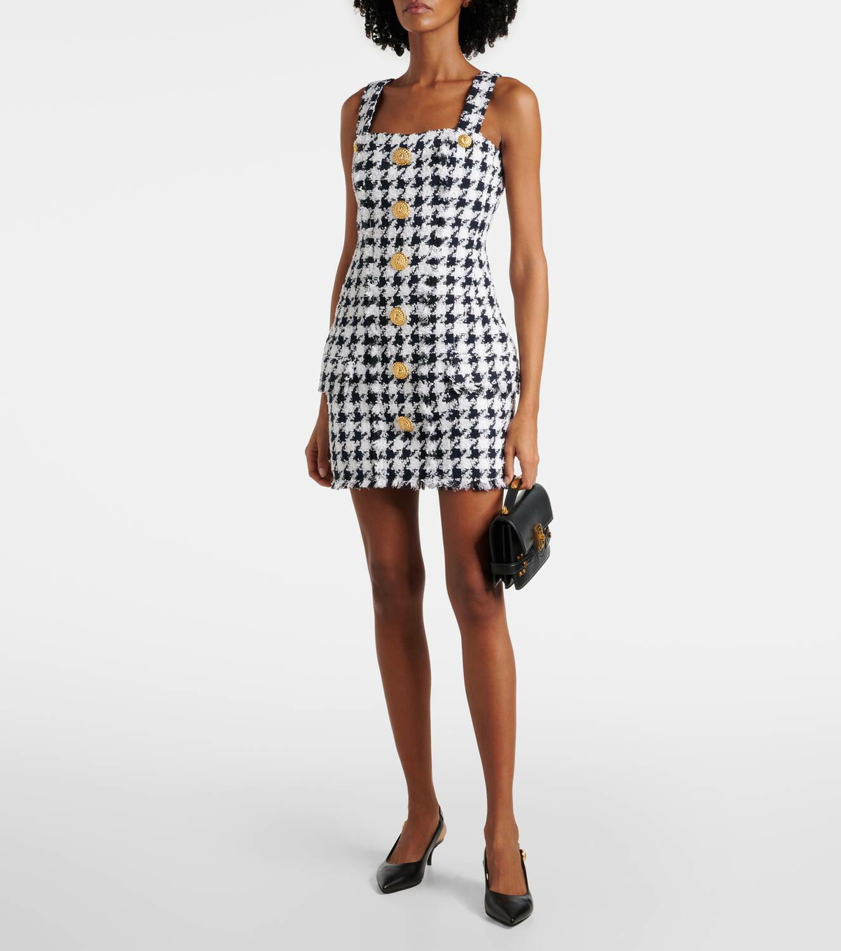 Balmain Houndstooth tweed minidress Balmain