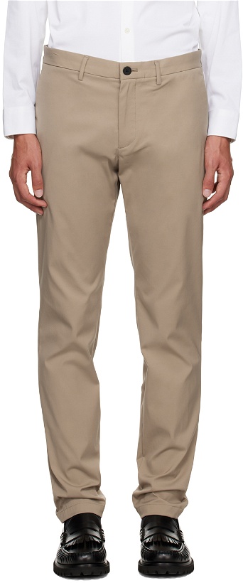 Photo: Theory Taupe Zaine Trousers