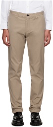 Theory Taupe Zaine Trousers