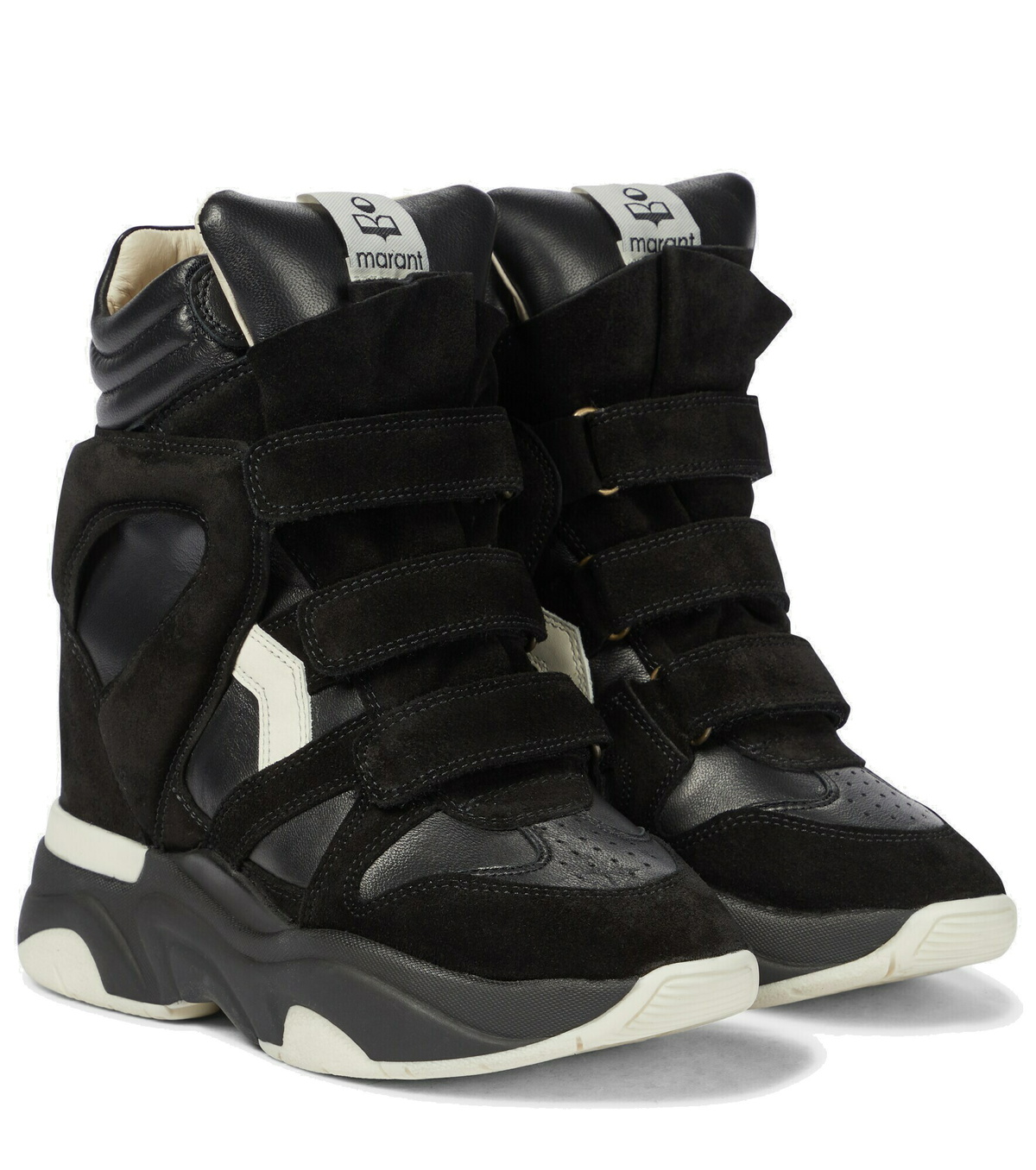 Isabel Marant - Balskee leather wedge sneakers Isabel Marant