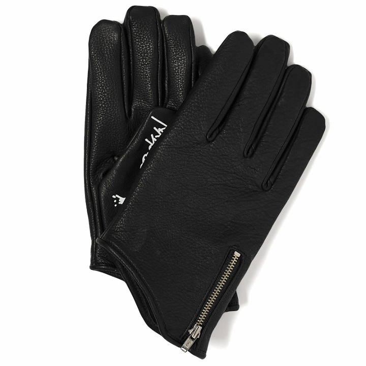 Photo: Neighborhood Men's x Lordz of Brooklyn Leather Gloves in Black