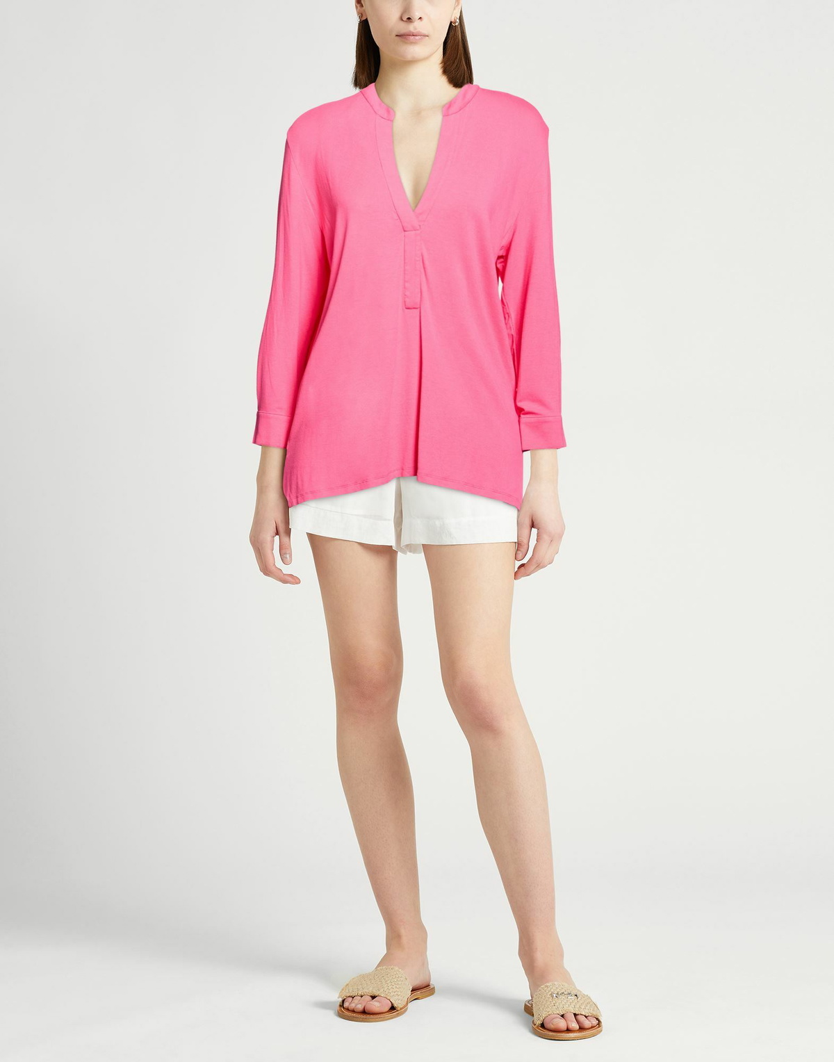 Majestic Filatures Womens T-shirt Fuchsia