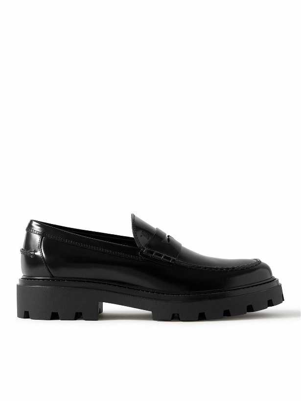 Photo: Tod's - Glossed-Leather Penny Loafers - Black