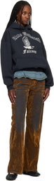 Rhude Black 'Collegiate Falcons' Hoodie