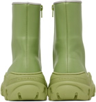 Rombaut Green Boccaccio II Lite Apple Leather Chelsea Boots