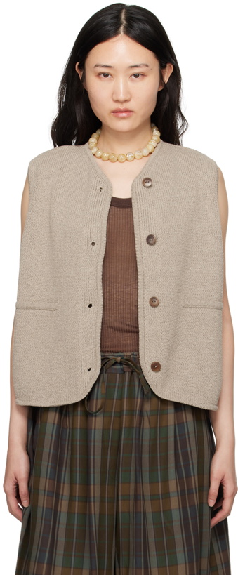 Photo: Cordera Taupe Waistcoat Vest