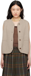 Cordera Taupe Waistcoat Vest