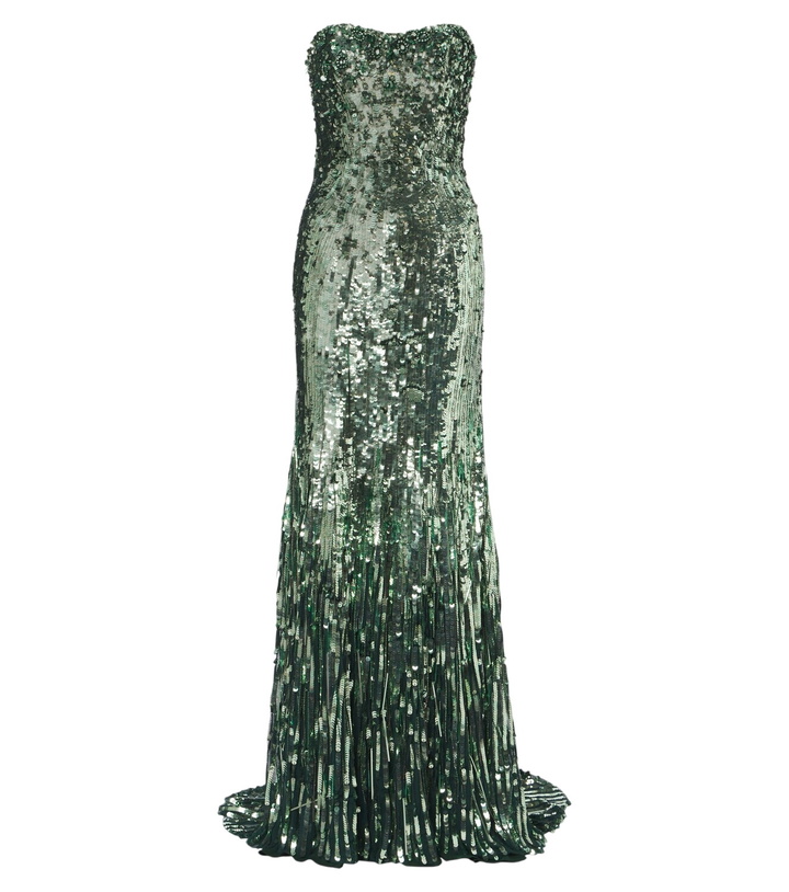 Photo: Jenny Packham Kimi sequined strapless gown