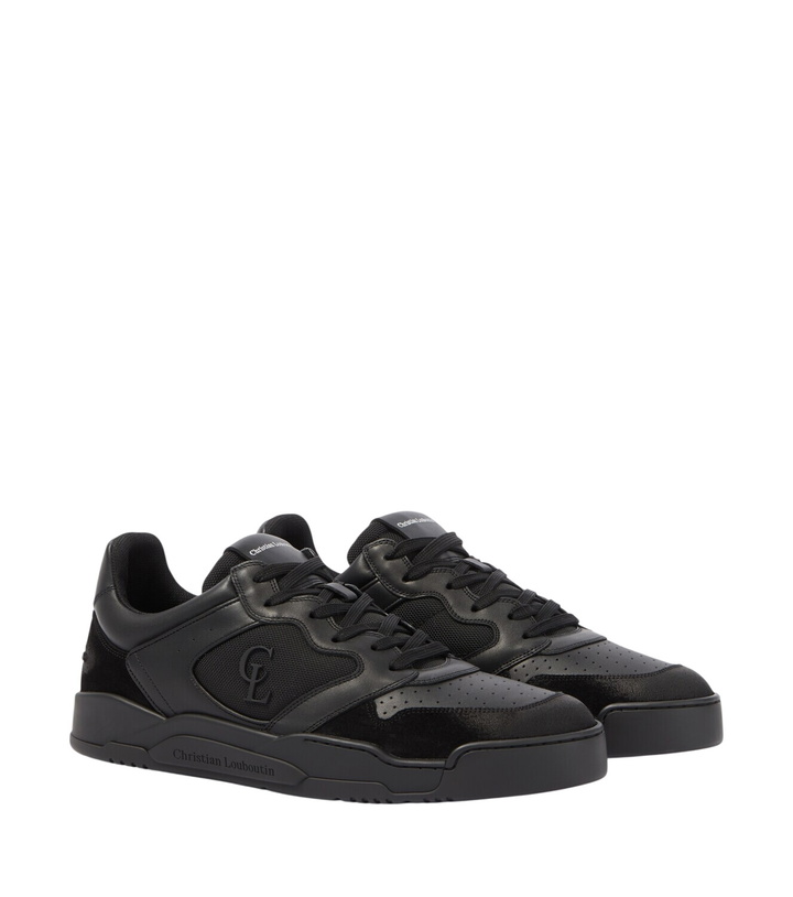 Photo: Christian Louboutin Bsktball 1 Retro leather sneakers