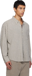 mfpen Gray Button Down Shirt