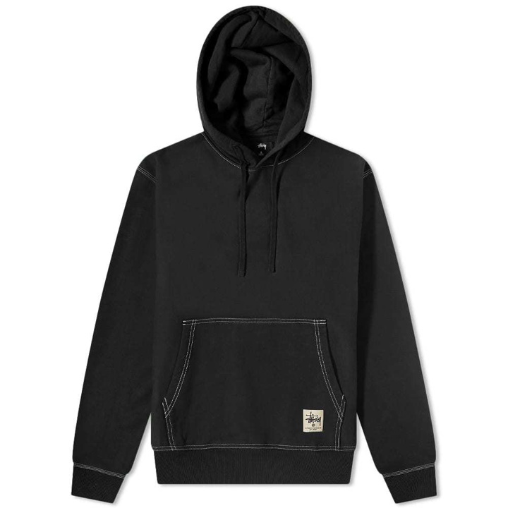 Photo: Stussy Contrast Stitch Label Hoody