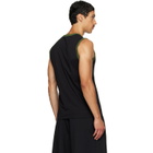 Dries Van Noten Black Cotton Tank Top
