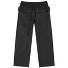 Rick Owens Men's BabyGeo Creatch Cargo Trouser in Black